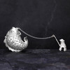 子佩集S999银【福钓翁】茶包【CP306】纯银茶具可打开姜太公钓鱼2411 商品缩略图4