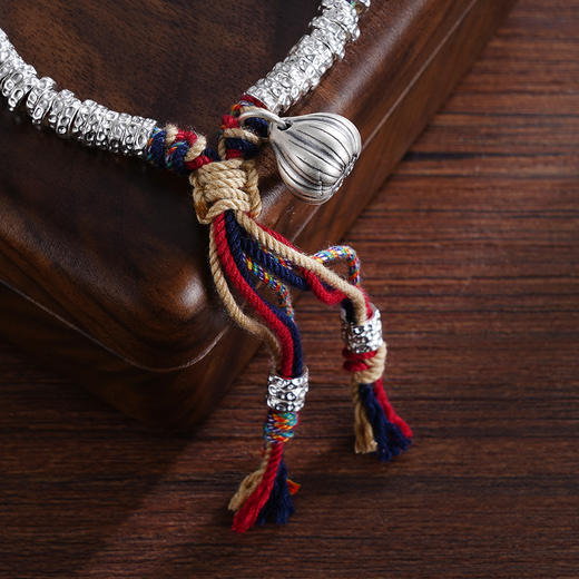 子佩集S999银【算你最棒】手串【SC001208】纯银手链串珠钱串手链腰缠万贯盘缠盘缠2411 商品图6