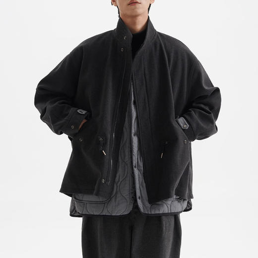 裁缝学苑MQ47日系复古三合一两件毛呢风衣外套纸样男装夹克廓形棉服样板 商品图4