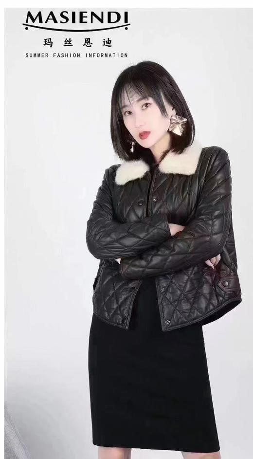 4F 玛丝恩迪绵羊皮羽绒服 商品图0
