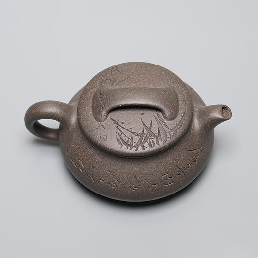 国高工何觅出品原矿青灰泥易瓢紫砂壶 商品图4