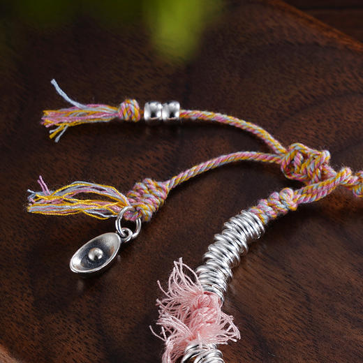 子佩集S925银【招财福猫】手串【TSB0002-4】纯银手链串珠钱币手链腰缠万贯盘缠盘缠2411 商品图4