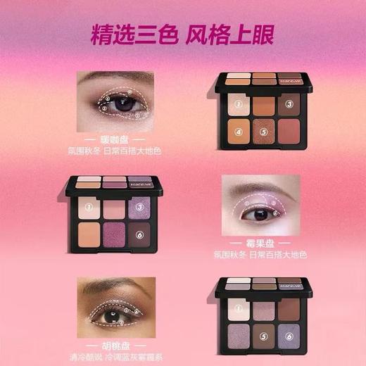 MAKE UP FOR EVER玫珂菲明星挚爱六色眼影盘 商品图3