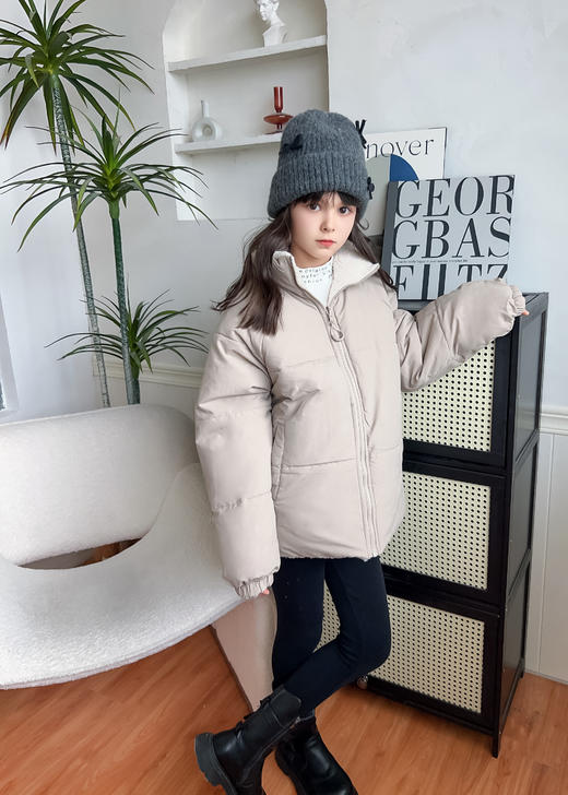 🔺俄罗斯小爆款🔥【BDEK儿童冬季双面羊羔绒开衫外套】🔥外贸出口🔥一件过冬的保暖科技🤩牢牢抓住“暖气”💭真正有效的保暖御寒❗️ 双面可穿🙌买一🉐️二❗️正面高品质羊羔绒，背面防水冲锋衣 商品图3