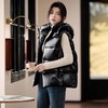 丁摩 90鹅绒背心外套可拆连帽坎肩羽绒马甲女12302B 厚薄 商品缩略图0
