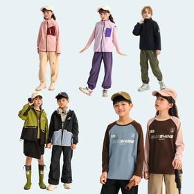 龙之涵 亲子款摇粒绒马甲 上衣 冲锋外套 冲锋裤合集