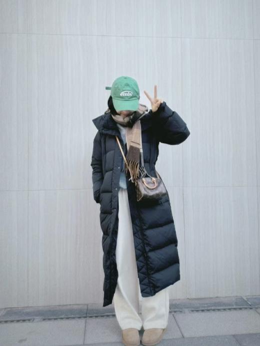 清仓，咖色4码，黑色8码！！35件去年发560元！独家！越南回货，露露80鹅绒，行走的羽绒被！Iulu wunder puff 九格长款鹅绒 9格羽绒服 商品图3