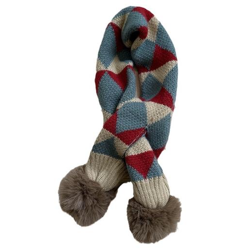 【儿童围巾！男女宝宝交叉围脖】超厚保暖，宝贝防风；舒适亲肤，柔情呵护；秋冬热款，男女通用；帅气时尚，萌娃必备！ 商品图4