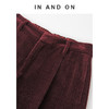 IN AND ON 经典升级 立体坑条雪尼尔直筒裤 54696 商品缩略图3