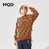 【MQD】童装男大童冬季新款格纹满版毛衣 商品缩略图0
