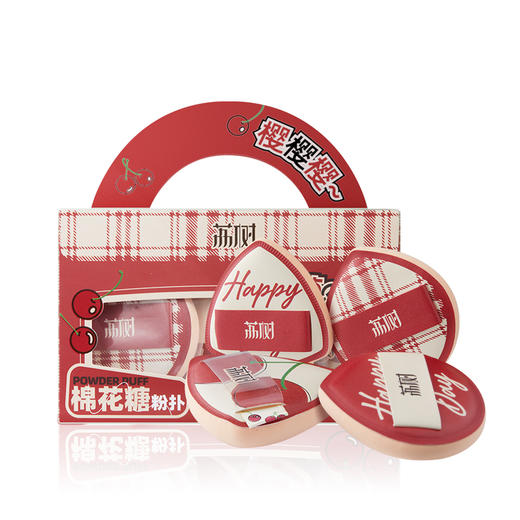 荔树樱樱樱棉花糖粉扑4枚【30173859】 商品图0