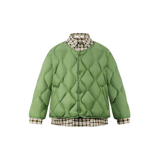 【MQD】童装男大童冬季学院风保暖翻领羽绒服 商品图2