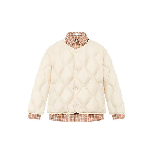 【MQD】童装男大童冬季学院风保暖翻领羽绒服 商品图4