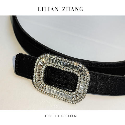 LILIAN ZHANG 搭配单品——轻奢——搭配绽放镶钻光芒腰带 2413002 商品图2