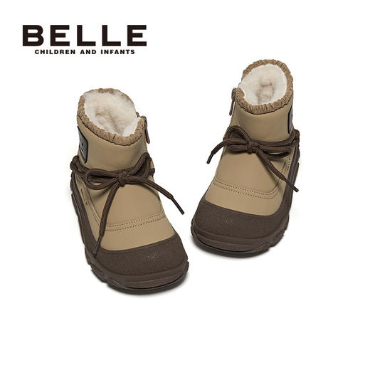 品牌直发❗️百丽冬鞋上新💖BELLE百丽中大童冬季童鞋！轻盈舒适，步履轻盈，上学/出游的时尚好物🎉加绒加厚设计，保暖性能超好，不怕冬天天气冷❄ 商品图1