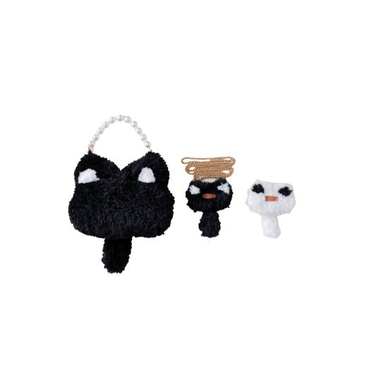 苏苏姐家喵喵子母包手工DIY编织棒针毛线团自制包包材料包 商品图4