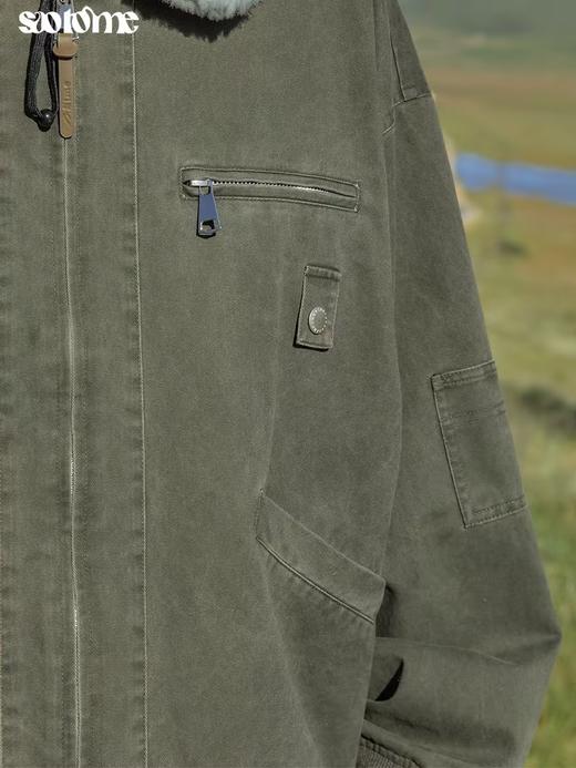 早乙女惠子saotome/STMWT243276/羊羔毛翻领猎户夹克 商品图1