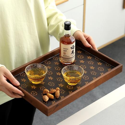 【大中小号可选】娜家皮质老花托盘 商品图2