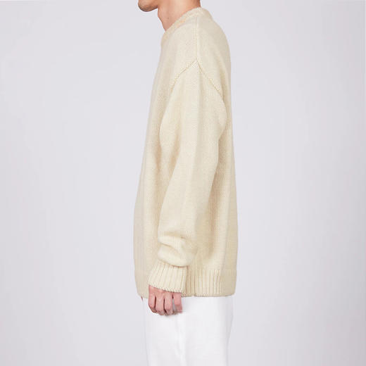 Markaware JUMPER FOGGY DYEING 秘鲁羊驼毛天然染色圆领套头毛衣 商品图2