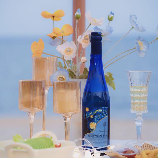 疯抢中！！【下单即送高端手提礼盒】【德国原瓶进口】梵高星月夜甜白葡萄酒 10.5%vol 750ml*4瓶 商品图2