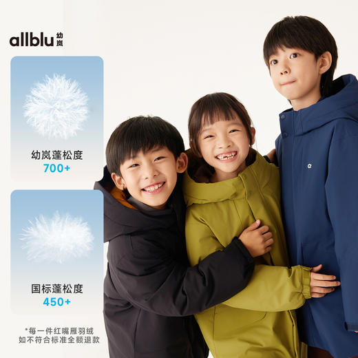 幼岚【红嘴雁羽绒】儿童防风机能派克冲锋羽绒服男女童秋冬新款ZY 商品图2