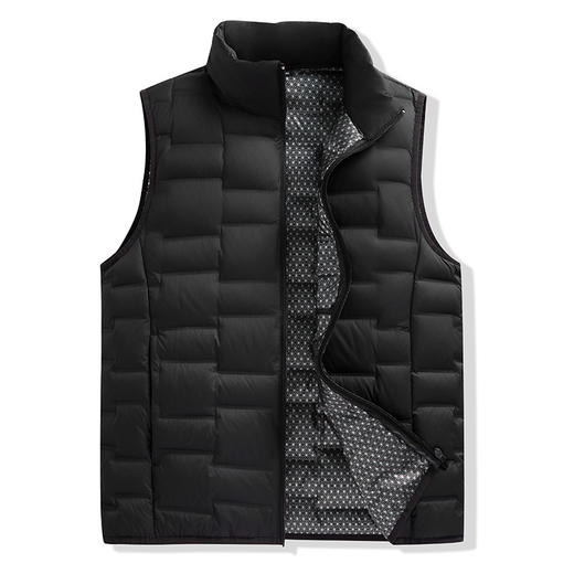 丁摩 秋冬轻薄羽绒服情侣马甲石墨烯加热内里轻薄基础百搭4ZF-2469 商品图0