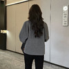 奢姿大码女装2024冬季时尚西装领外套胖妹妹休闲风双排扣设计大衣9943391300 商品缩略图3