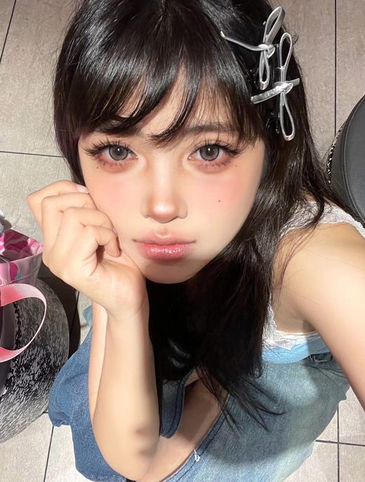 susugirl日抛 芝麻奶芙/榛子可可/甜心奶泡/胆小乌云/暴躁蓝莓/菠菜行动 14.2mm  日抛无售后！！灰棕蓝 商品图2