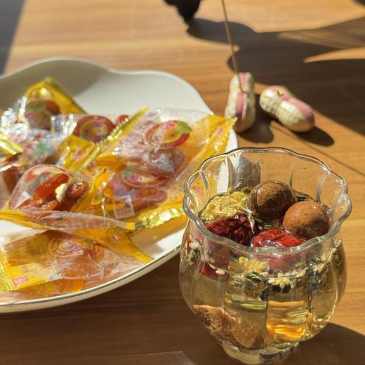 【老兰州三泡台＋桂花杏脯】盖碗八宝茶杏脯甘肃特产 商品图0