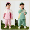 迷你巴拉男女童长袖套装潮流拼色上衣长裤两件套2025春季新品 商品缩略图2
