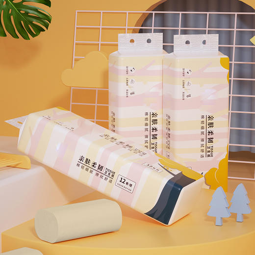 【自营】竹叶情竹浆本色卷纸25g*24卷ZYQ-51015 商品图7