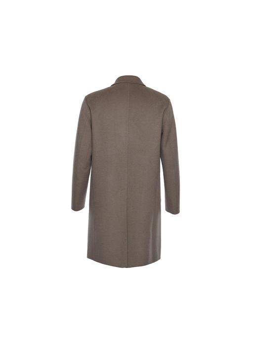 callisto卡其色绵羊毛毛呢大衣 商品图1