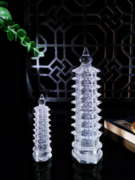 天然白水晶——文昌塔 商品图0