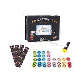 Moulin Roty 小小的奇迹系列 投影手电筒礼盒 适合4岁以上 亲子互动 激发想象力 提升语言组织能力 法国品牌-711114