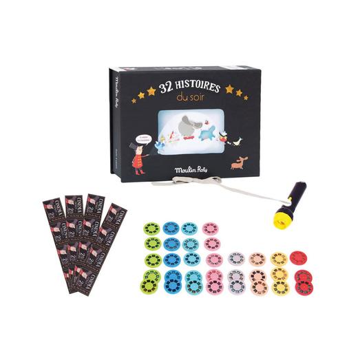 Moulin Roty 小小的奇迹系列 投影手电筒礼盒 适合4岁以上 亲子互动 激发想象力 提升语言组织能力 法国品牌-711114 商品图0