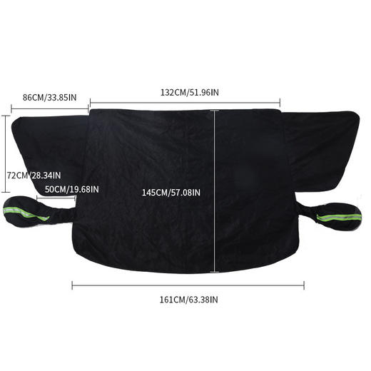 冬季汽车雪挡加长加大加厚遮阳档前挡玻璃防雪罩防霜防冻遮雪挡 商品图4