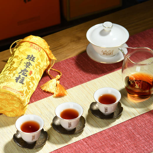 龙园几棵树云南普洱茶班章龙柱普洱茶熟茶礼盒装600克 商品图6