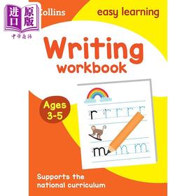 预售 【中商原版】柯林斯易学儿童 写作练习册 3-5岁 Writing Workbook Ages 3-5 英语写作 低幼启蒙英文原版Collins Easy Learning