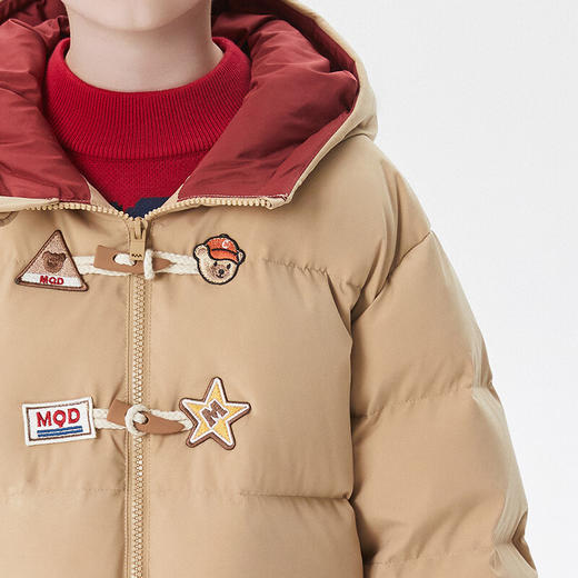【MQD】童装【三防】【拜年服】男大童冬新款喜庆国风羽绒服 商品图1