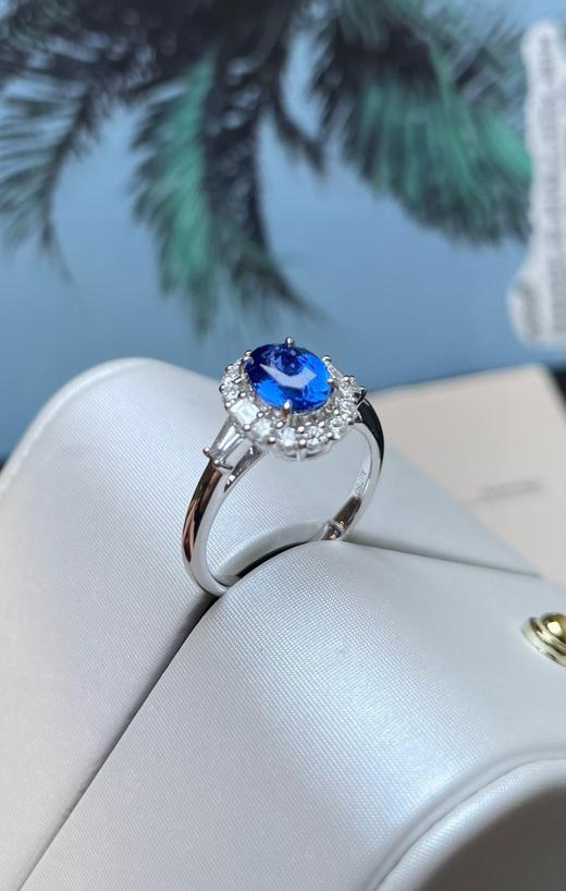 1.52ct刻面蓝宝石戒指 商品图1