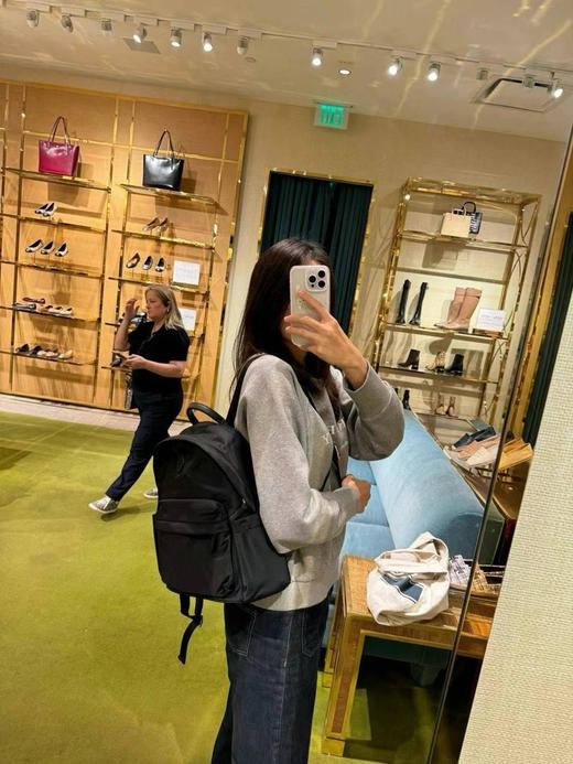 ¥1350🇺🇸Tory Burch TB Ella 女士👩🏻尼龙帆布双肩包旅行背包，防水 防雨 商品图2