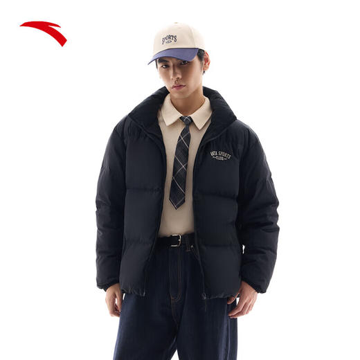安踏（ANTA）速暖羽绒服男士冬季抗寒保暖防泼水立领外套运动夹克男152448907 商品图2