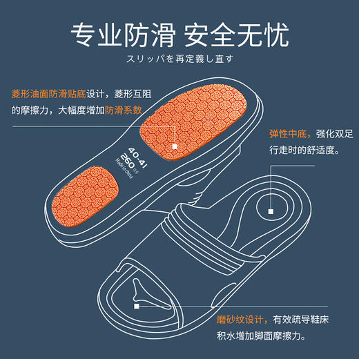 测评推荐-利达妮 防滑拖鞋 家居室内浴室洗澡防滑凉拖 商品图1