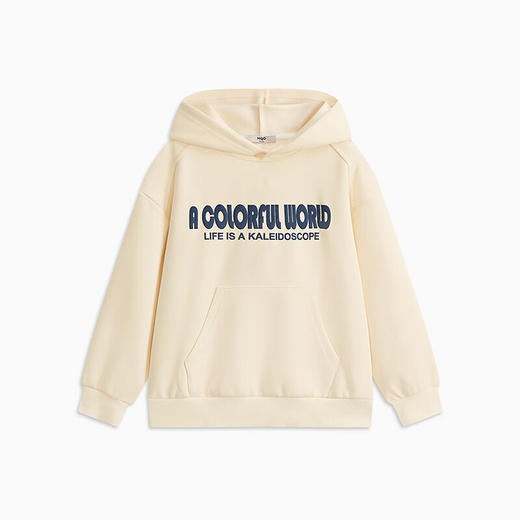 【MQD】童装男大童春新款学院风运动休闲字母连帽卫衣 商品图3