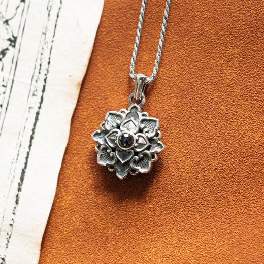 【三怙主系列】莲花吊坠 慈悲圣物 醍醐原创 藏式饰品 商品图4