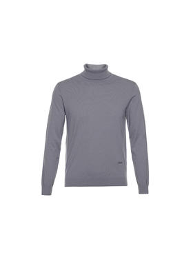 callisto灰色绵羊毛长袖毛衣