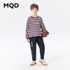 【MQD】童装男大童春新款学院风卡通条纹圆领卫衣 商品缩略图3