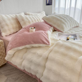 西域楼兰·托卡仿皮草四件套 简约温暖 标准号/加大号 多色可选