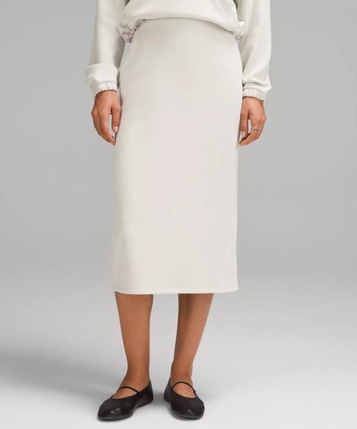 黑五好折！lululemon Softstreme 高腰开叉中裙 商品图4