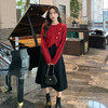 奢姿大码女装2025冬季减龄不规则套装胖妹妹马甲背心裙针织两件套9844927668 商品缩略图0